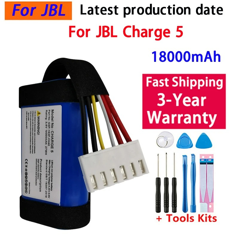 Jbl Speaker Charge 5 - Batterie de remplacement pour haut-parleur Bluetooth