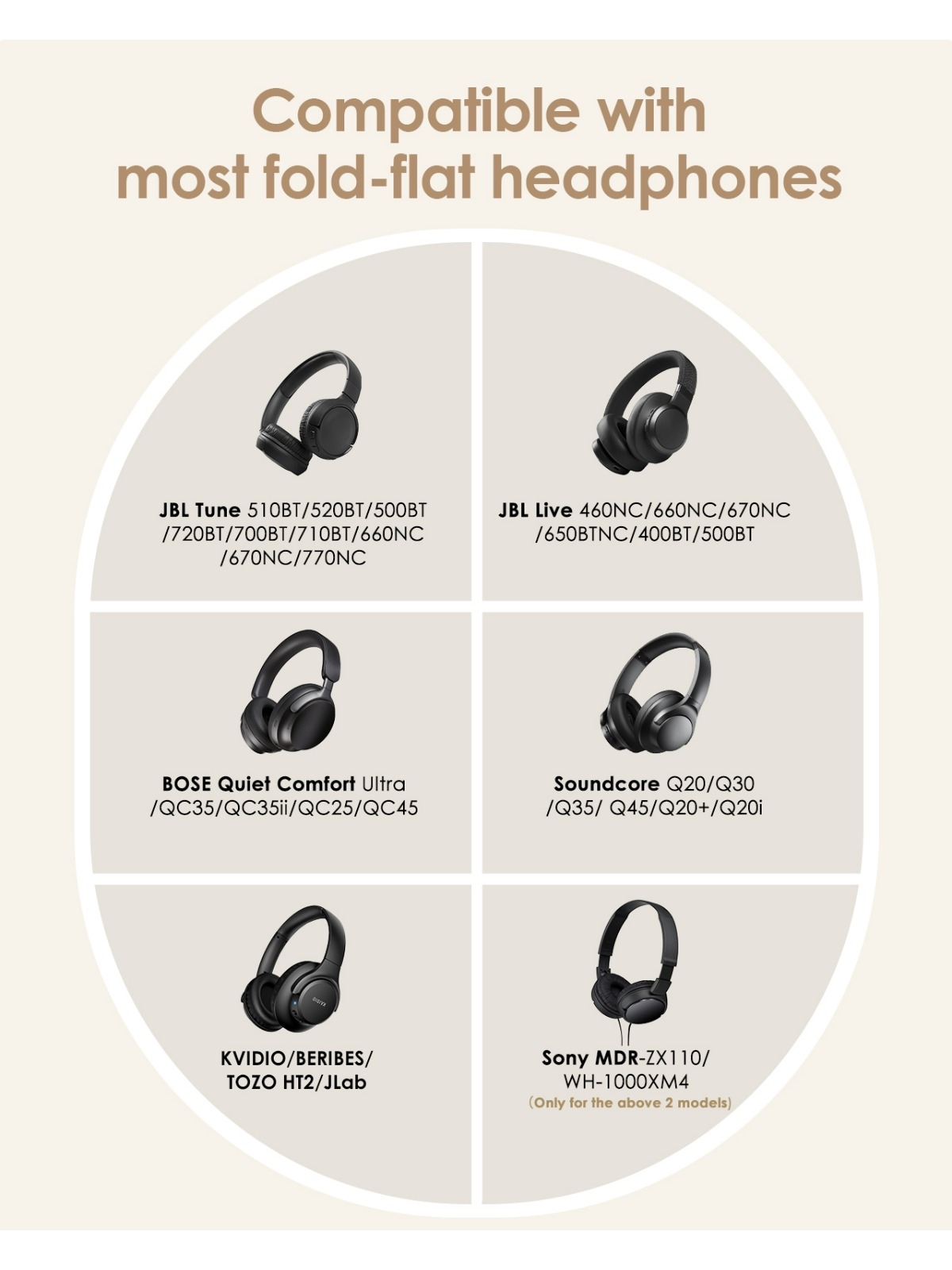 Étui rigide semi-pliable pour  - Headphone Case Hard avis et prix